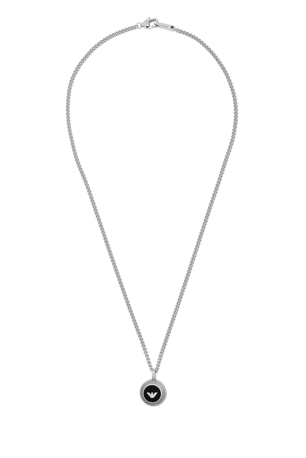 Essential Logo Necklace, Stainless Steel